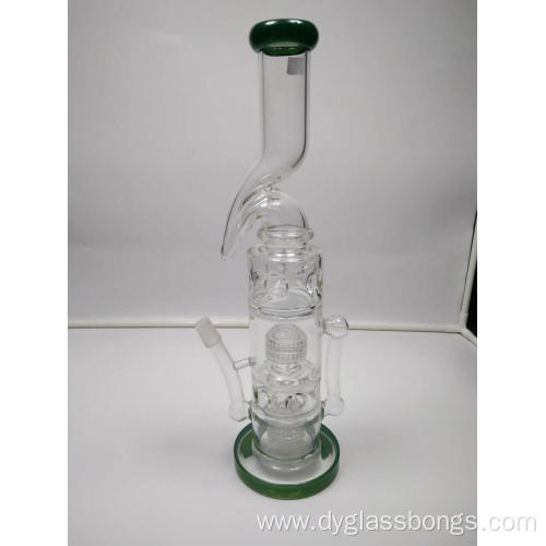 16 Inch Unique Glass Hookahs with Showerhead Filters